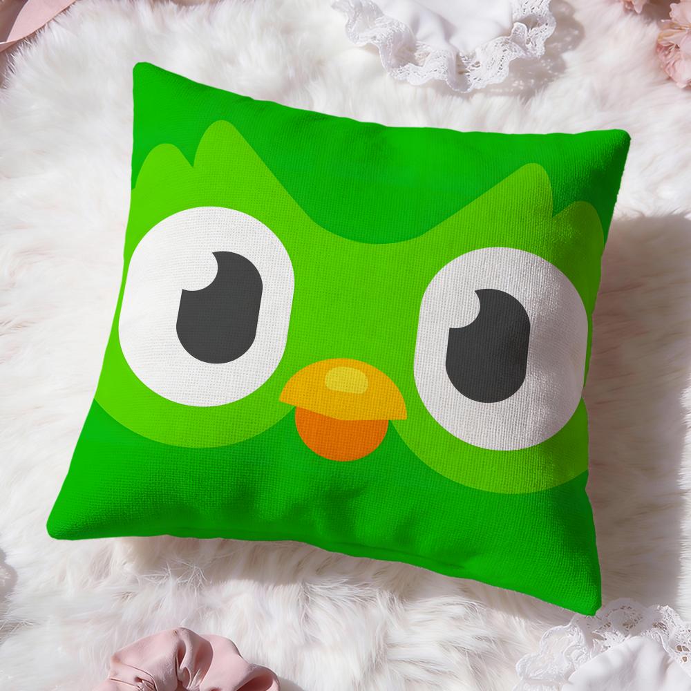 Brand D-DuolingoS Cushion Cover Premium Comfort Reversible Pillow Cove -Two In One Design for Any Room & Car Interior