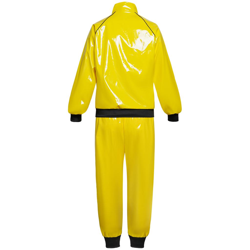 Halloween Cos Costume Retro Disco Patent Leather Glossy Cosplay Two-Dimensional Animation Character Stage Costume