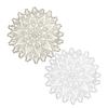 Handmade Crochet Cotton Thread Round Table Cloth European American Country Lampshade Hollow out Tablecloth Diameter 60cm