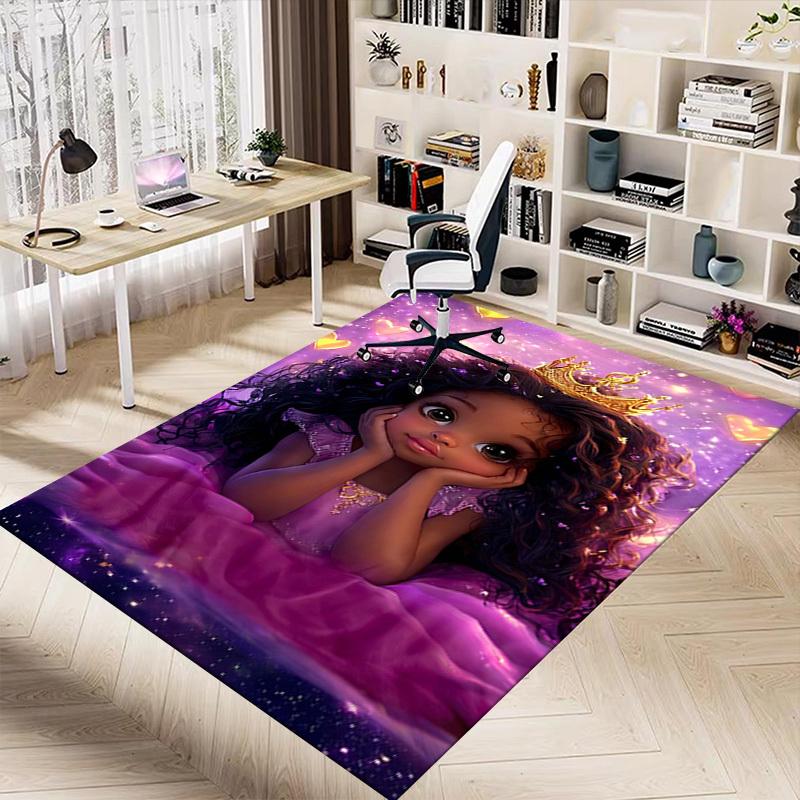 1PC Princess Extra Large Non-Slip Floor carpet, Office, family, bedroom, Studio - Large Area RugJ0416