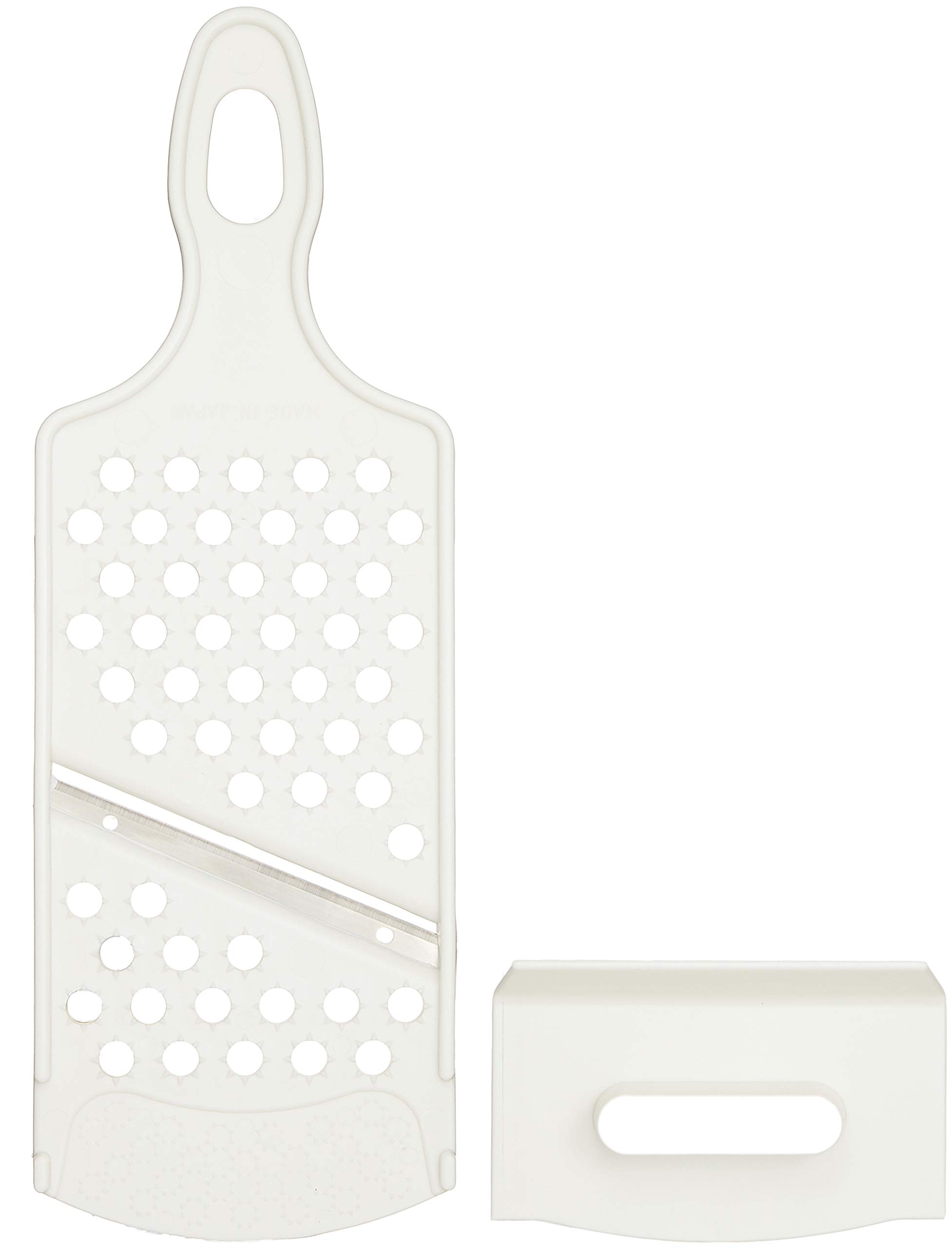 Wahei Freiz Cooking Grating Slicer for and Series with Made in Utensils Radishes, Spices, Vegetables, G-Cook Holder, Japan, GC-147 белый