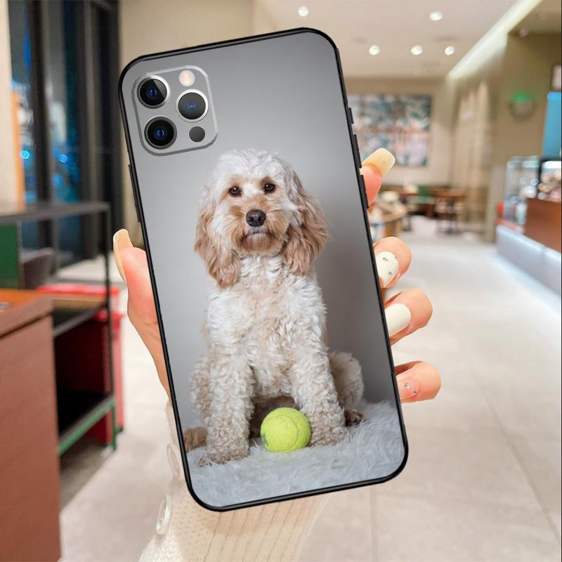 Cute Cockapoo Dog Phone Case For iPhone 16 15 14 11 12 13 17 Pro Max Mini 15 Plus 16e 17 Air Protective Cover