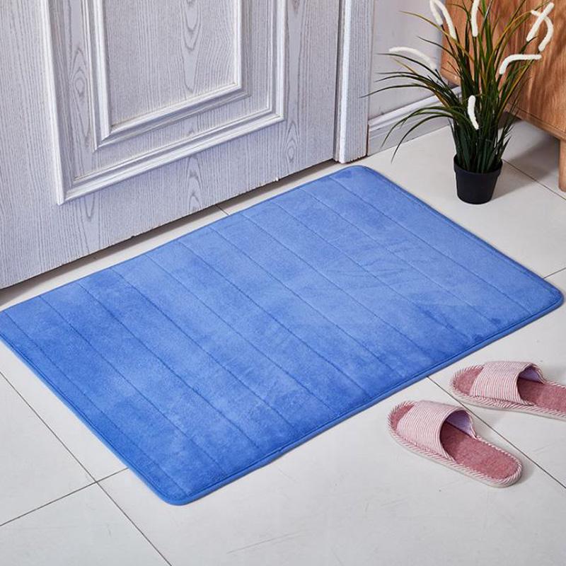 Buy Water Absorption Rug Shaggy Memory Foam Bath Mat for Bathroom