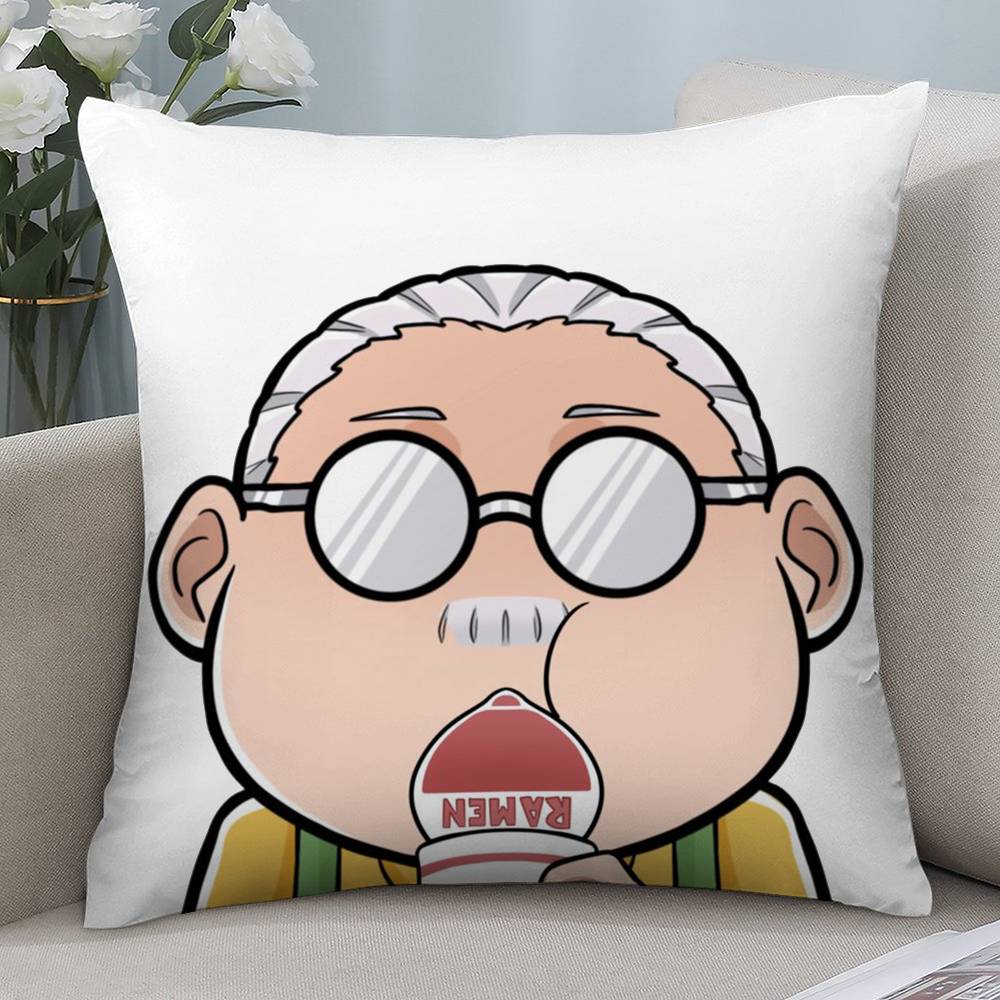 

Anime S-Sakamoto Days Pillow Case Short plush Double-sided Print Square Throw Pillow Covers Sofa Home Cushion Decor 12x12Inch