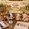 3D Beaded Cow DIY Kit Four Piece Animal Beading Craft Set Handmade Beadwork Kit for Beginners and Adults Step by Step Instructions Included