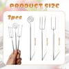 3Pcs Professional Chocolate Dipping Tools Set - Stainless Steel Candy Dipping Tools, Fondue Forks with Slotted Spoon, Candy Making Tool Baking