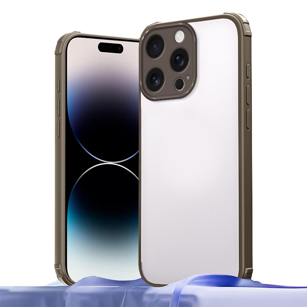 For iPhone 14 Pro Max Case Reinforced Corner Shockproof TPU + Acrylic Phone Cover
