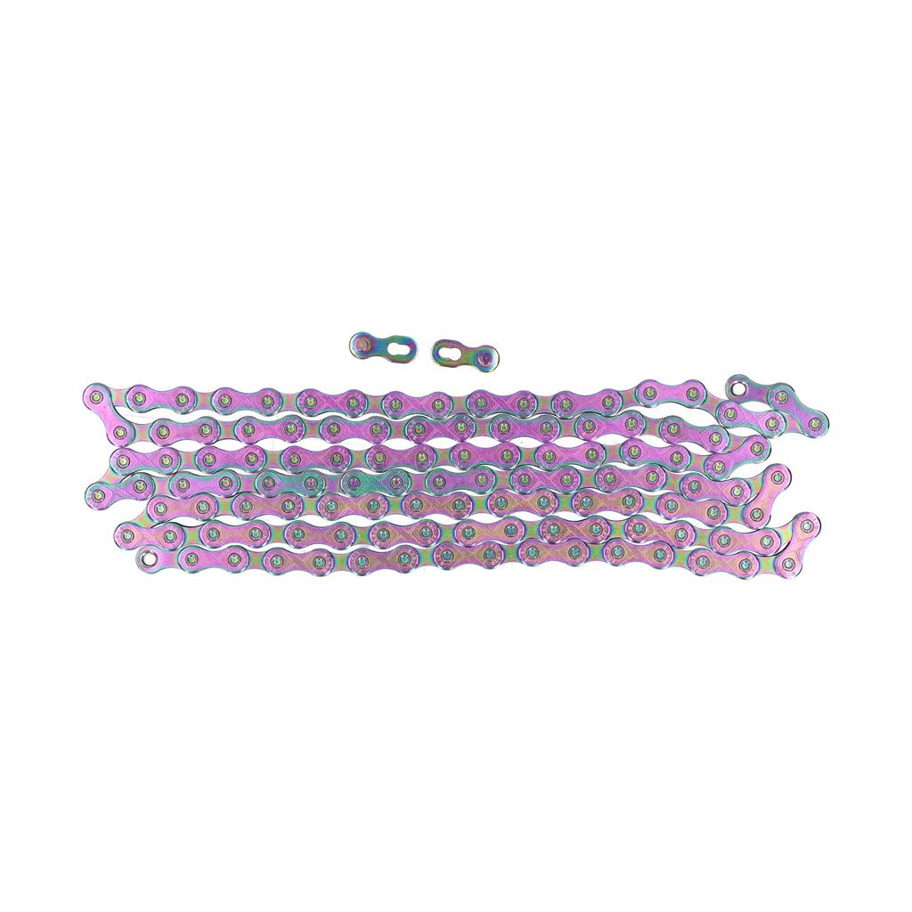 10 Speed Colorful Bicycle Chain MTB Road Bike Ultralight Rainbow Chain with Magic Buckle