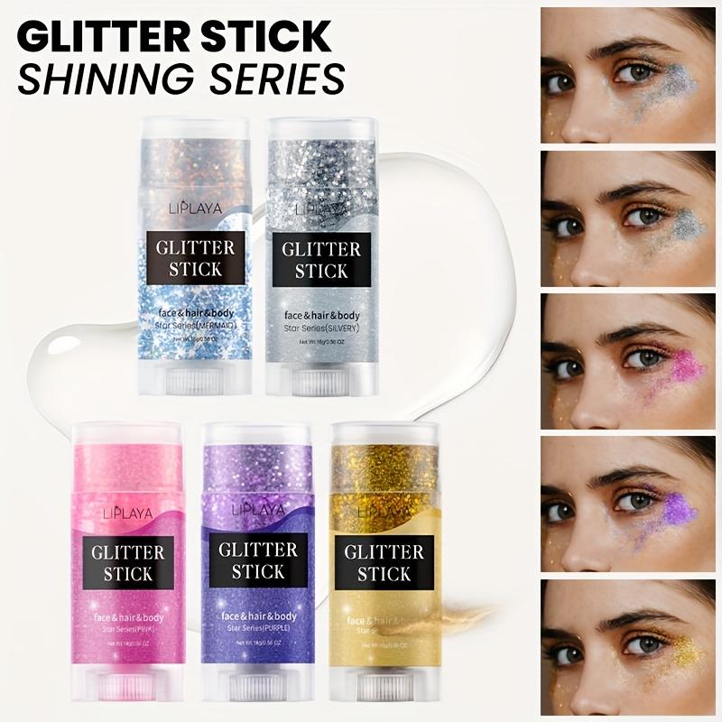 Make-up Glitzerstift Bühne Party Körper Haar Schimmernde Creme Glanz Gesichtsbemalung Zubehör