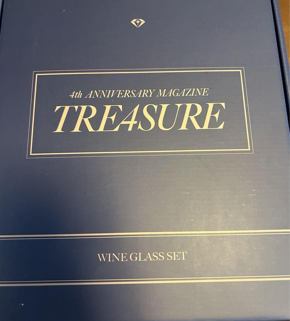 [USED] Treasure 4th Anniversary Wine Glass
