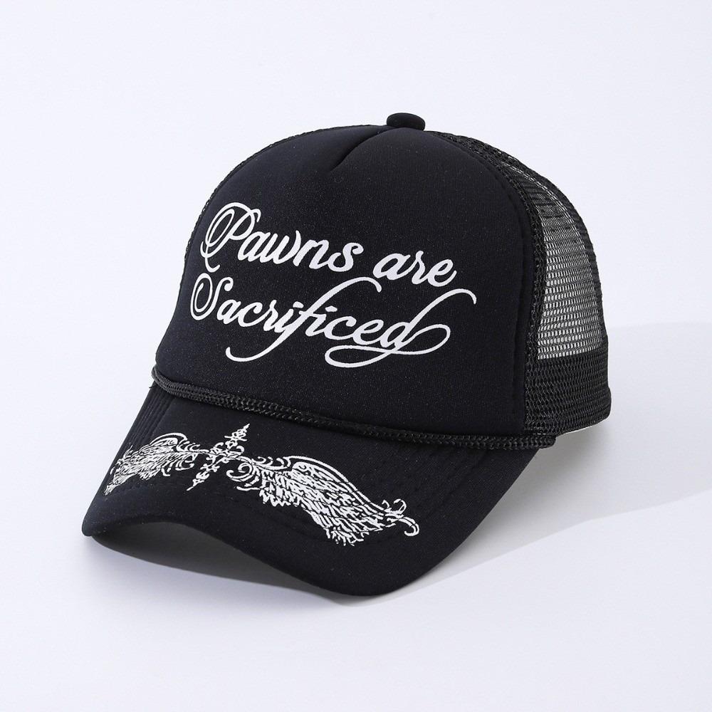 Cotton Baseball Hats Breathable Mesh Dad Hat Trendy Sunscreen Hats  for Men Women