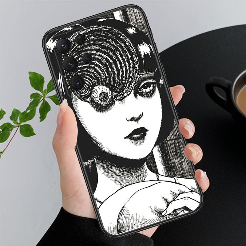 Phone Case for Samsung Galaxy A35 A55 A54 A15 A25 A05s A05 A22 A24 A52 A33 A34 M34 M14 M54 M23 Tomie Junji Ito Case