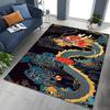 Chinese Dragon Pattern Rug Carpet For Living Room Non Slip Parlour Sofa Large Area Rugs Bedroom Kids Play Room Floor Mat Gift
