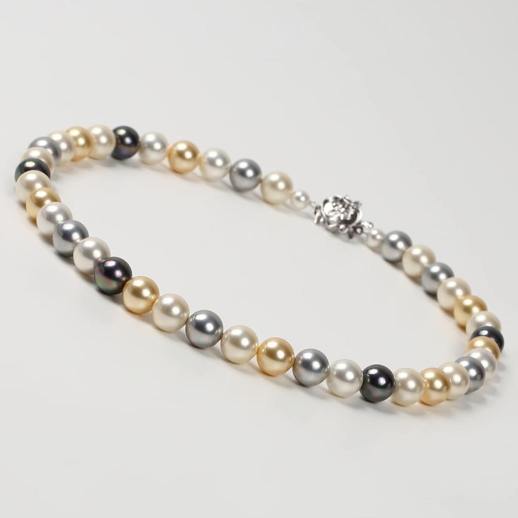 Von Yumi Perlenkette Yumisienne Groß 10mm Mehrfarbig Beliebte Zeremonien Einfach Stilvoll Hergestellt in Japan [MIONO] [Produziert Katsura] Damen