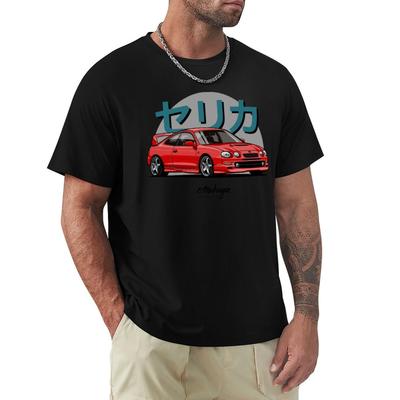 Celica GTFour Red TShirt Oversize Tshirts Man Customs Design Your Own Blanks Quick Drying Plain White T Shirts Men
