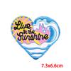 Mountain Adventure Outdoor Scenery Embroidery Patches Iron On Patches Diy Sun Waves Patch Backpack Jackets Sew Embroidered Badge 
