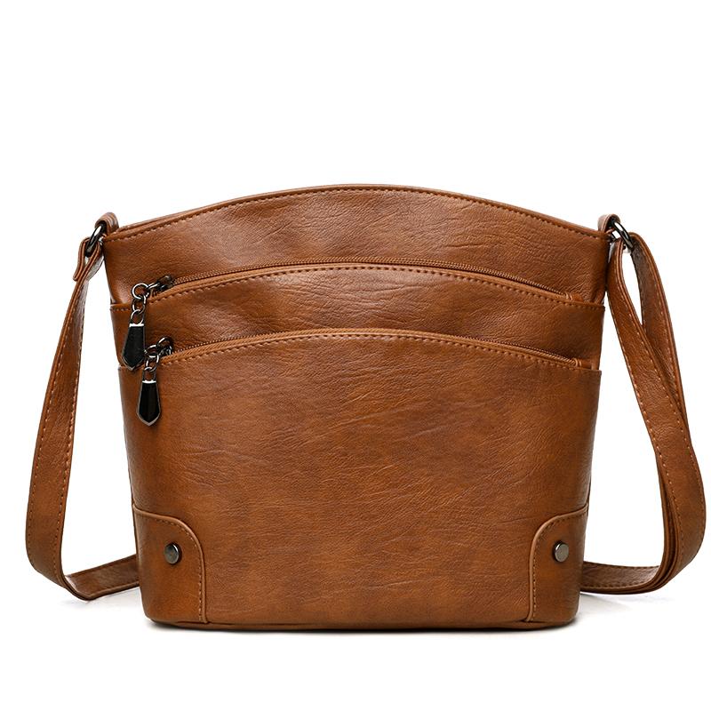 Retro small bag New fashion women's bag Trend women's shoulder bag Casual simple messenger bag