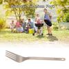 TOMSHOO Titanium Tableware Dinner Frok Cutlery Flatware for Home Outdoor Camping
