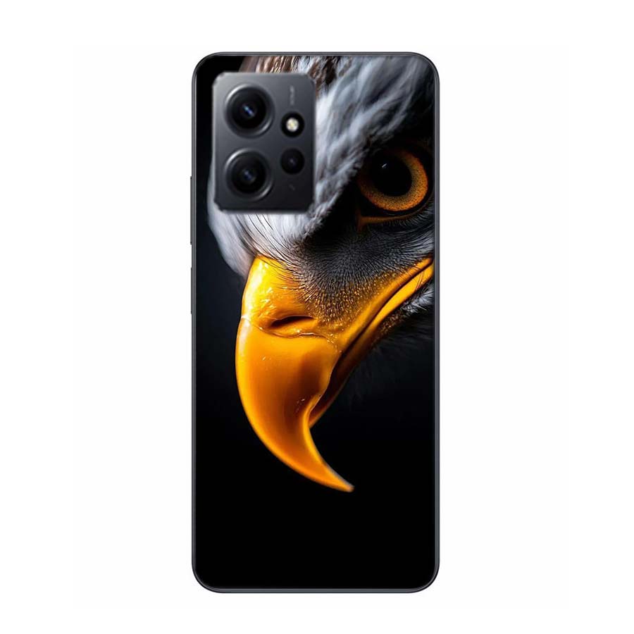 Majestic Eagle Gaze Phone Case For Redmi 12 13C 12C 15C 9 10 10C Note 13 Pro Plus 14 15 Pro 9T 9C 9A TPU Soft Cover Clear Cell C