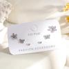 S925 Silver Exquisite European & American Style Diamond Earrings for Women - Luxurious & Fashionable, Versatile Ear Buckles
