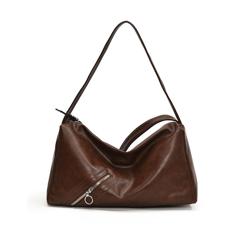 Winter large-capacity underarm bag women's bag 2025 new casual pillow bag retro simple shoulder messenger bag