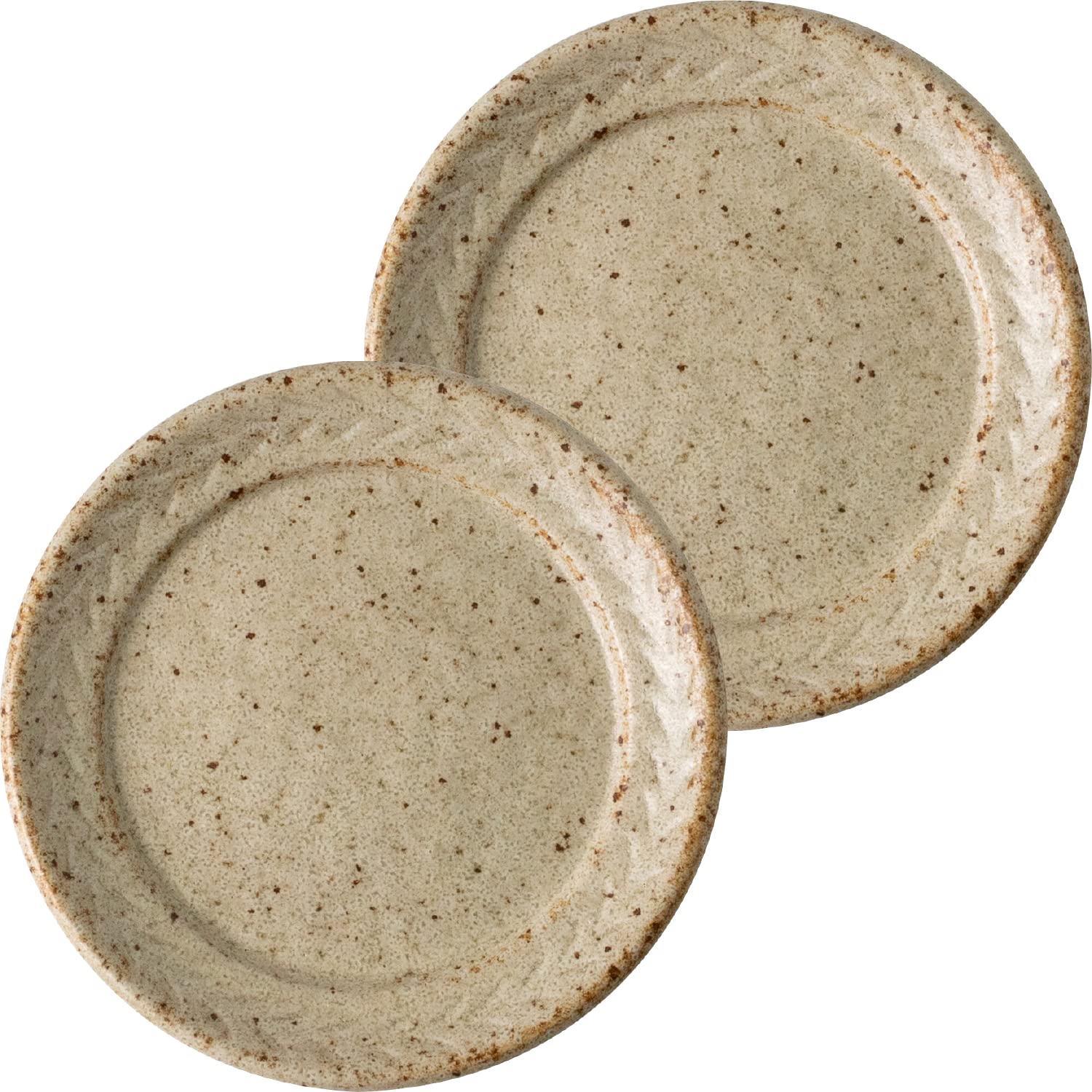 

Керамика Минору Мино Варе Стрела 110 Тарелки, Белый, Набор из 2 штук, 11,2 x В1,5см