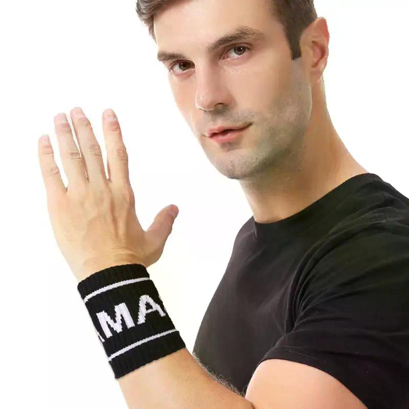 1 Paar Modisches Buntes Elastisches Sport-Handgelenkband Schweißband Handgelenkband Handgelenkstütze Für Basketball Volleyball Golf Tennis