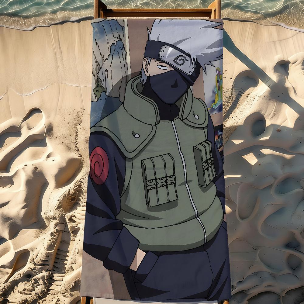 N-Naruto-S Kakashi-S Cool Towel Sports Quick Dry Travel Camping Gear Sandproof Soft Light Large Beach Towel