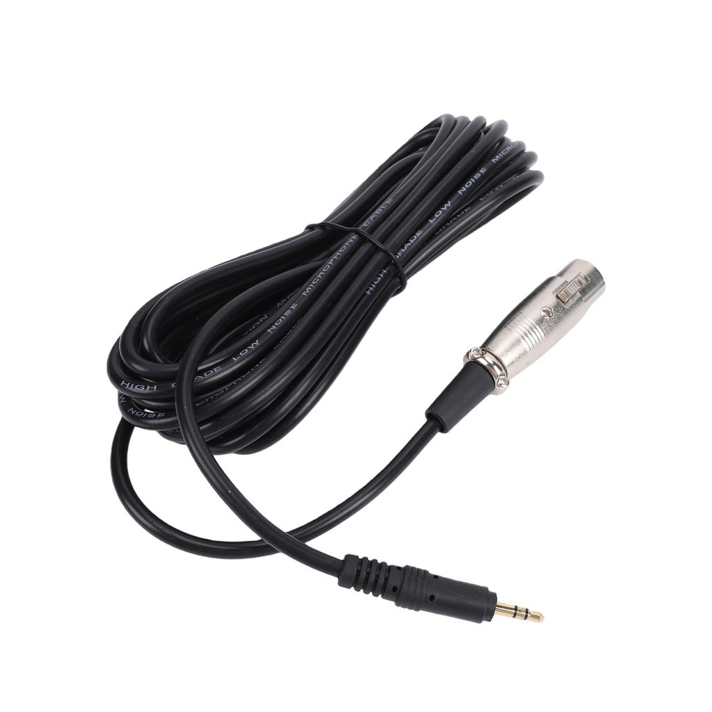 XLR to 3.5MM Cable 20 FT, OFC Microphone Adapter Cable Compatible with Condenser and Dynamic Microphones, Mixing