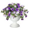 Petunias Artificiales Flores Falsas Plantas Resistentes a los Rayos UV para Exteriores Planta Falsa para Decoración de Hogar, Jardín, Balcón, Patio, Porche