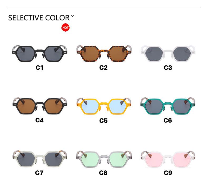 Kedun 2023 Irregular Polygon Sunglasses: European & American INS Fashion Trend