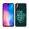 Husă pentru telefon Flower Dragon pentru Xiaomi Mi A2 8 9 SE Note 10 10T 11 12 Lite 9T 11T 12S 12T Pro A3 6X 12X Husă moale TPU neagră