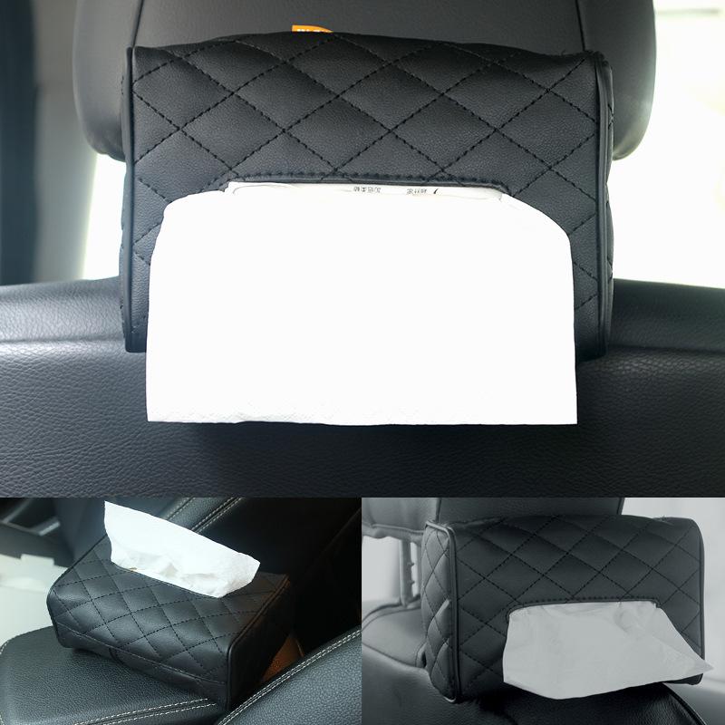 Car Seat Sun Visor Tissue Holder Storage Box