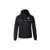 Solid Color Full Zip Logo Print Hooded Jacket Women Jackets Black CZ8339-010