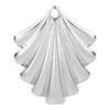 6pcs No Fade Sea Wave Shell Marine Organism Stainless Steel Charms For Jewelry Making Supplies DIY Women Men Pendant Waterproof