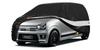 Holthly Mini Car Body Cover, Thick, Fleece-Lined, Waterproof, Windproof, Dustproof, Snowproof, Radiation Protection, UV