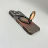 Carbon Fiber Fibre Relief Magsafe Case For iPhone 16 15 14 Pro Max 17 Pro Magnetic Wireless Charging Alloy Lens Shockproof Cover