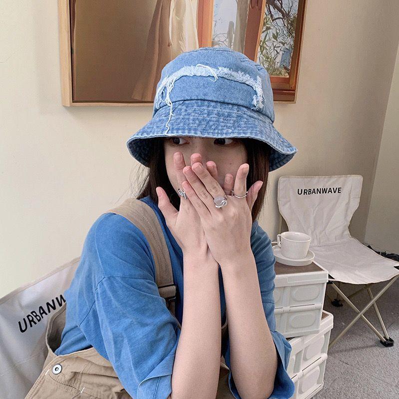 

Винтажная потертая ковбойская шляпа-ведро, летняя уличная универсальная шляпа-тазик