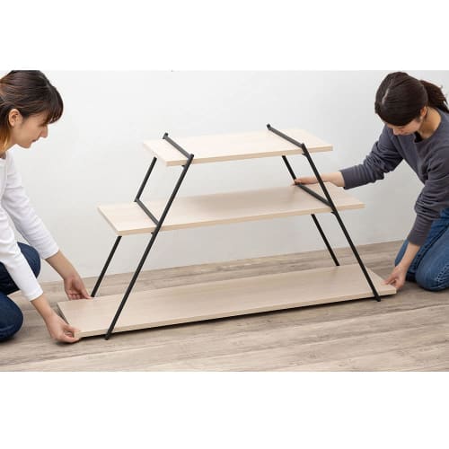Iris Ohyama Color Decorative Shelf LBC-930N Ashbu Gray