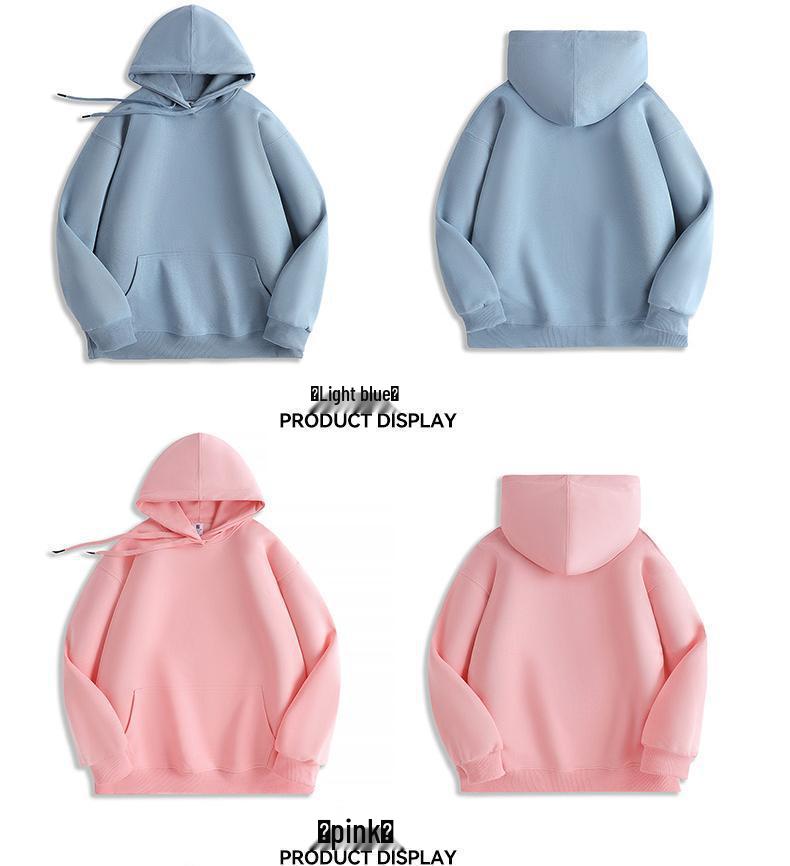 2024 Autumn/Winter Women's Trendy Cotton Hooded Pullover Sweatshirt: Comfortable, Printed, Loose Fit Jacket Top