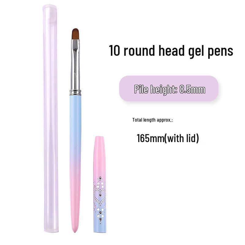 15-teiliges Nailart-Stift-Set: Linien-, Ombre-, Schnitz-, Mal- und Gelpinsel.