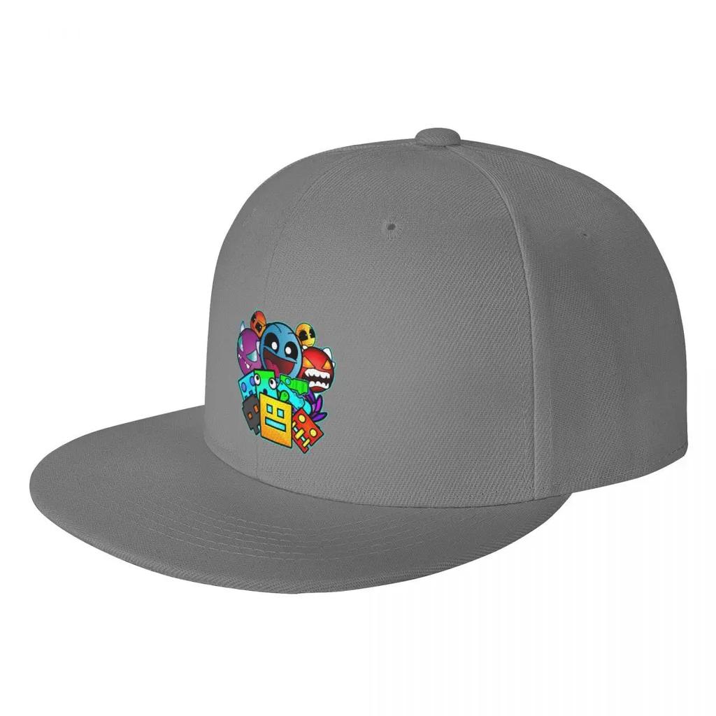 Geometry Dash Old School Gaming Cap Fashion Casual Baseball Caps Adjustable Hat Hip Hop Summer Unisex Baseball Hats