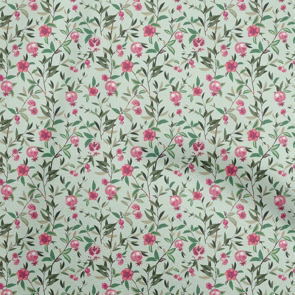 oneOone Cotton Flex Light Blue Fabric Asian Suzani  Fabric For Sewing Printed Craft Fabric By The Yard 40 Inch