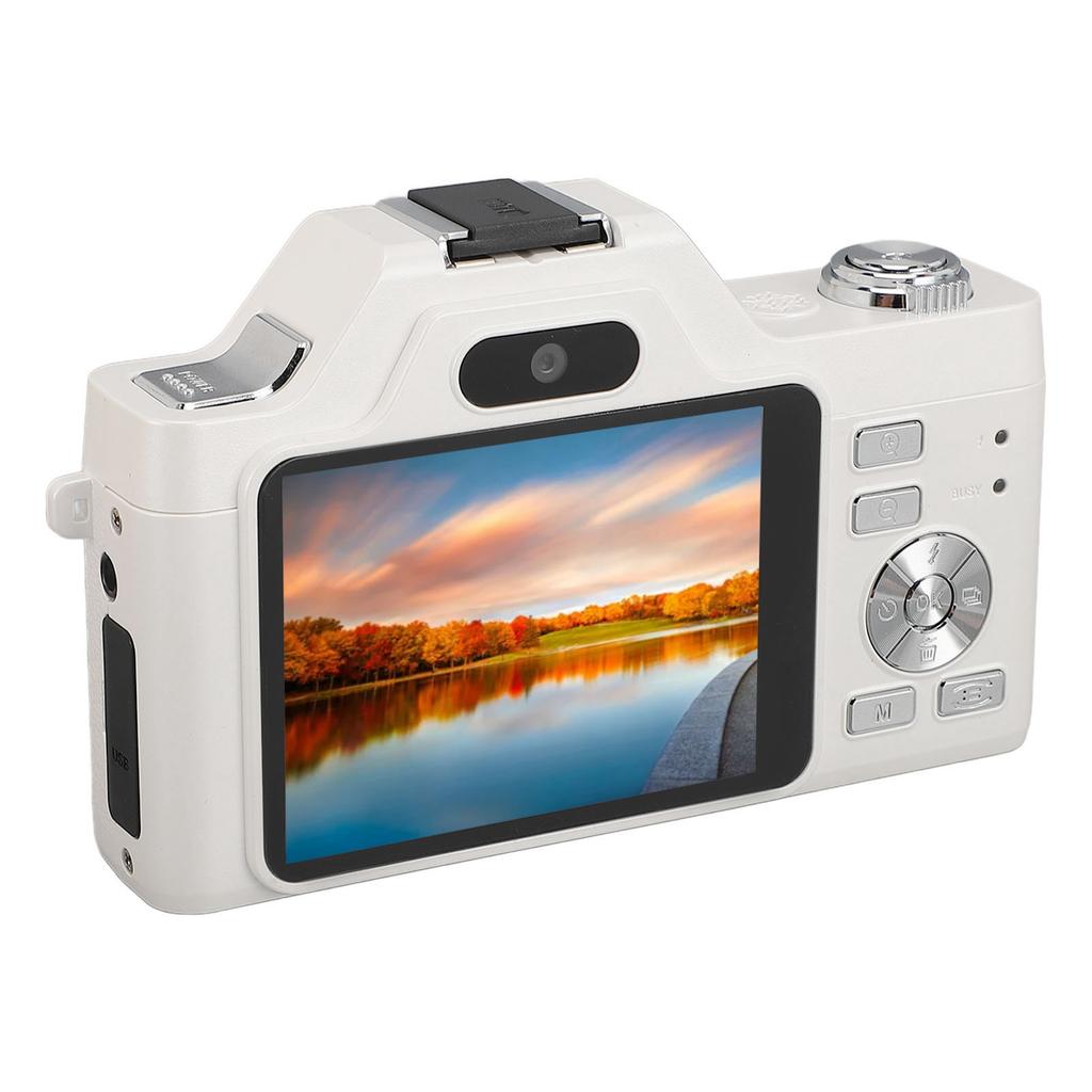 Digital Camera 2.88in LCD Display HD 4K Video 58MP Image Auto   20x Zoom Portable Vlog Camera for Live Strming
