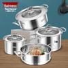 Bens BENS-88 Classic Stainless Steel 4-Piece Cookware Set