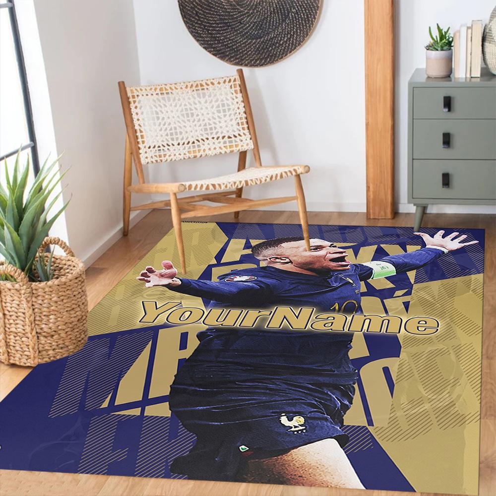 Mbappe 31 Customized Name Floor Mat Suitable for Kitchen Entryway Study room Foyer Antislip Carpet Office home decor