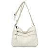 Fashion Soft Leather Crossbody Bag for Women 2024 Casual Female Multi Pocket Messenger Bags Retro Handbags Ladies Shoulder Bags