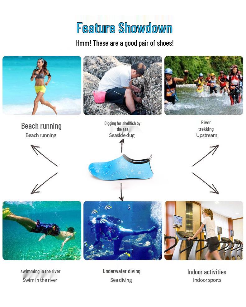 Non-Slip Snorkeling & Beach Barefoot Water Shoes
