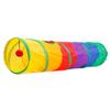 Túnel plegable para gatos, juguetes para gatos, túnel para gatitos, pompón, bola, gato