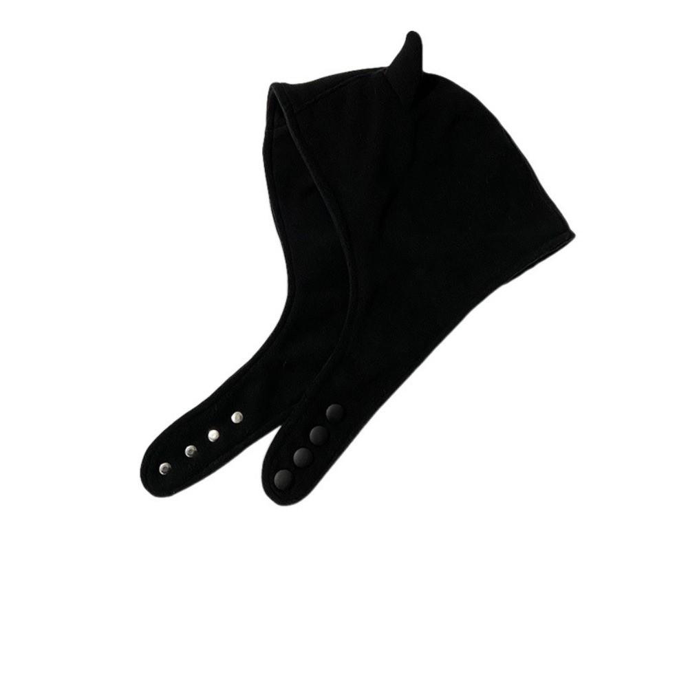 Ear Protection Lei Feng Cap Plush Winter Pullover Cap Personalized Demon Ear Hat  Autumn/Winter